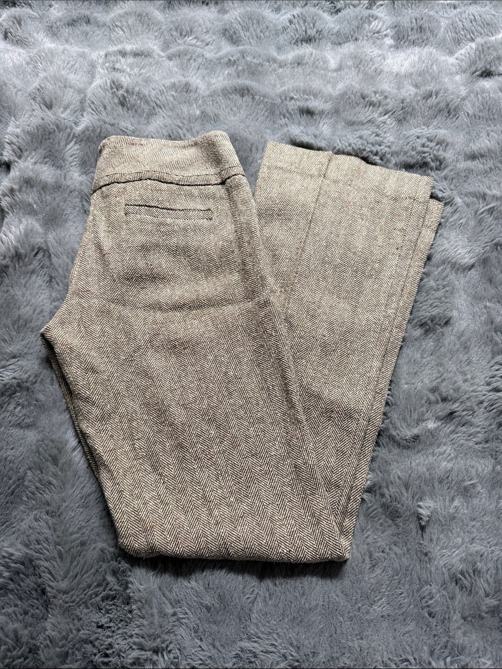 The Limited womens sz 4 Herringbone Dress Pants in Light Tan